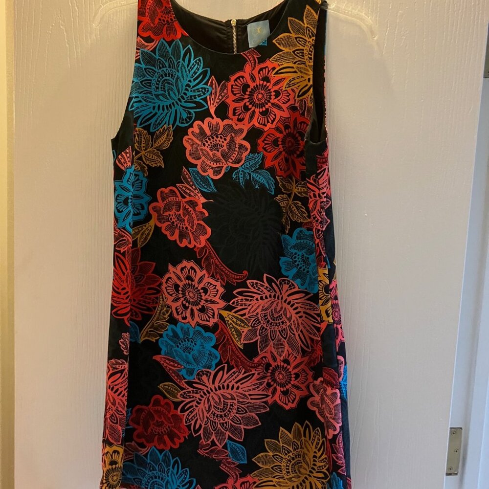 CeCe Floral Sleeveless Dress